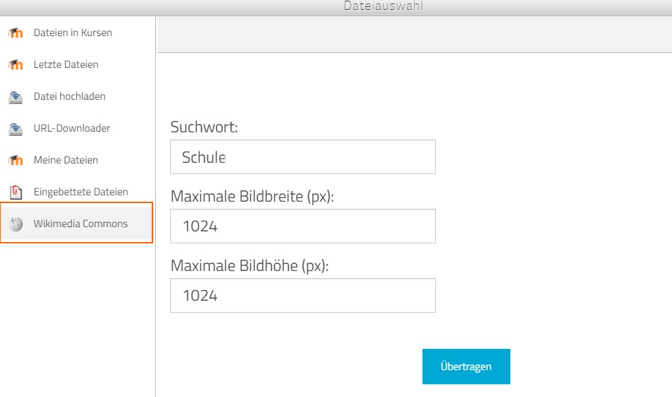 iMeks's tweet image. In der #mebis Lernplattform können jetzt direkt Bilder aus den #WikimediaCommons eingefügt werden!