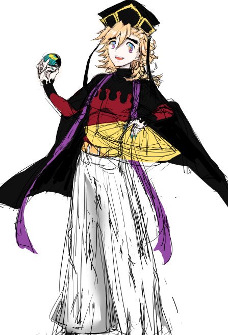 ひすいち。さんがTwitterに投稿した童磨(鬼滅の刃)のイラスト。