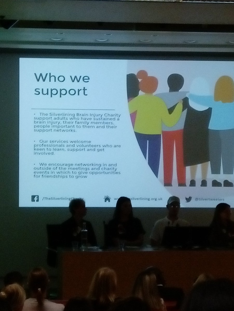 AlastairWhite10's tweet photo. A very interesting talk from The Silverlining Brain Injury Charity about their Namibia Project - excellent experience for brain injury clients who worked on  projects in Namibia e.g. bringing water supply to a remote village - inspiring @NPrehab @ActiveCareGroup #UKABIF2019 https://t.co/1qFI5E4ZBn