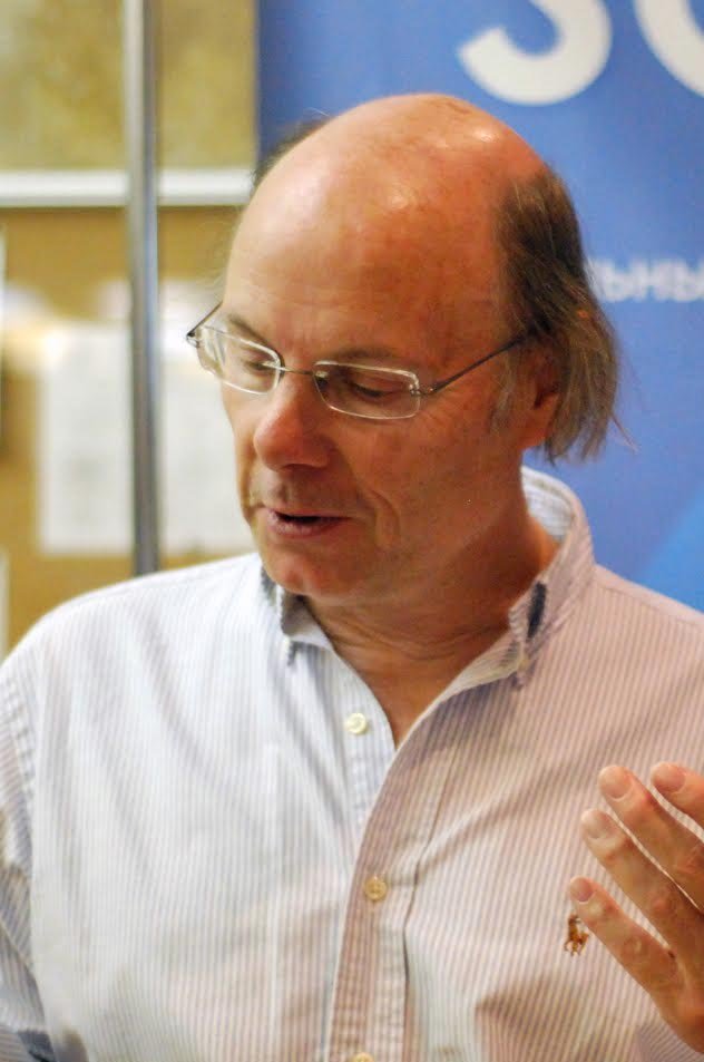 Going back to modernity here: This is Bjarne Stroustrup, he invented the C++ programming language, which is pretty much used in like, maybe 70-80% of popular programs available today? Without him, we'd still be clawing our way around the original C language, or something... worse