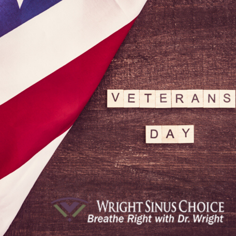 DrWrightSinus's tweet photo. Honoring all of our veterans today. https://t.co/7miwAWrKSQ