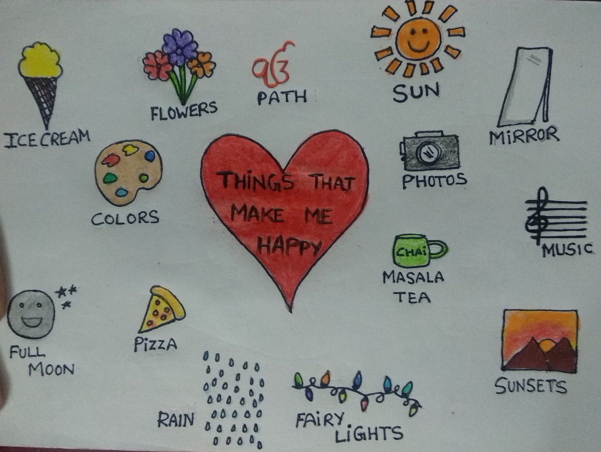 LifeOfAnOrdina2's tweet photo. Things that make me happy.
#happiness #doodling #livelife
#love #artwork #drawing #MondayVibes #drawingoftheday #instaart #beginner #doodlingislove #gratitude #MondayMotivaton #MondayVibes https://t.co/tWwDN9pJG9