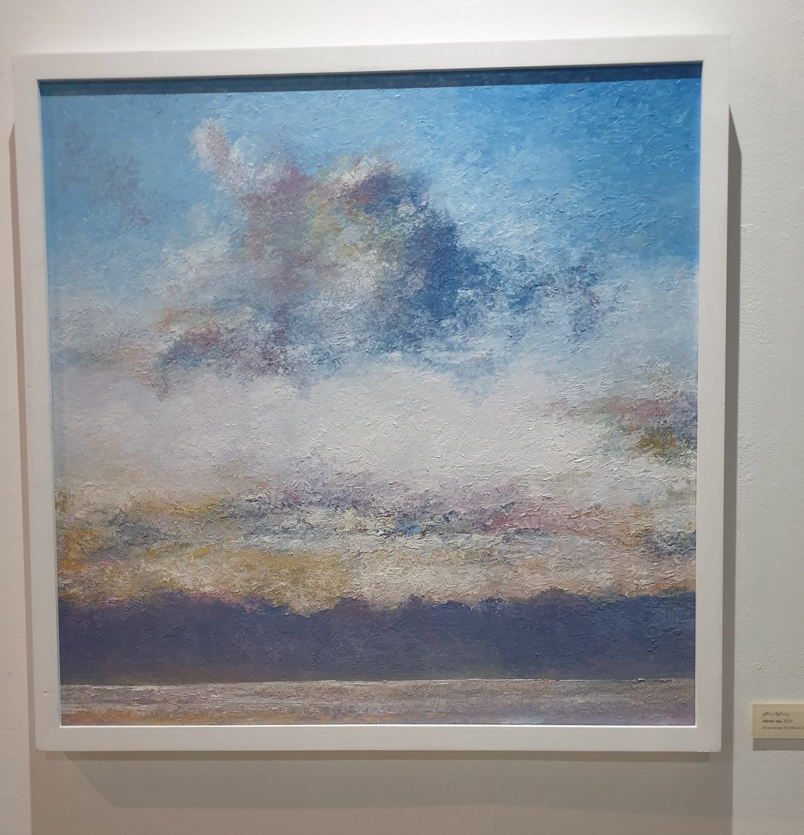 Beautiful paintings by Amir. And I fell in love with one.  Mystic sky 😍 

<a href="/Impermanenceex1/">Impermanence_exhibition</a>