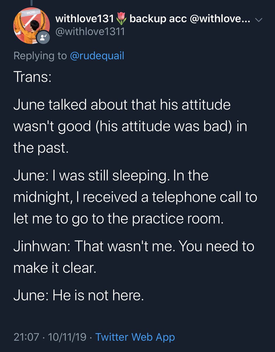 Junhoe and Yunhyeong casually dropping anecdotes that not so subtly, mention hanbin 2 days in a row