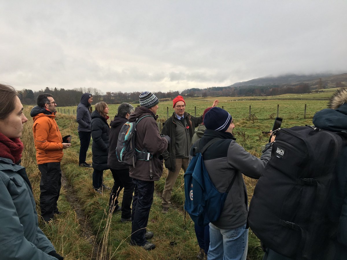 Interesting visit to GWCT’s Auchnerran demo farm with EU partners developing novel approaches to incentivise farmers to provide more environmental public goods. Agriculture, conservation & game management working together to increase #naturalcapital ⁦@Gameandwildlife⁩