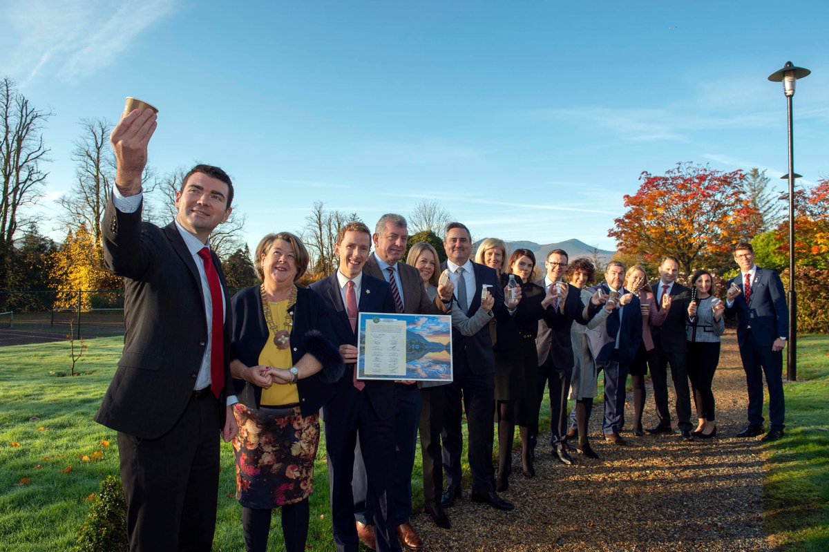 LakeHotel's tweet photo. We are absolutely delighted to be part of the Killarney Hotels Sustainability Group. A group of 22 hotels who have signed a charter which commits to reducing the environmental impact of our businesses. #sustainability #sustainabletourism #KYhotels https://t.co/tVyl44x974