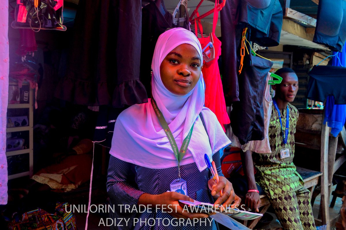 MFTeemah's tweet photo. We all did this with utmost passion towards the success of our event.

You shouldn't miss the Big Event as it is being rebranded. 
#UnilorinTradeFest 
#ilorin 
#Unilorin https://t.co/qyUDn5LaZc