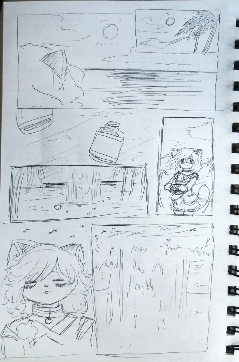 ReiAime's tweet photo. Random manga sketch of ingame feels: littering the desert with empty potion bottles after beating a mission, on my 9th and final life and barely surviving. Then retreating to my homestead lol
#sketch #manga #mabinogi https://t.co/jRCPpvdfF9