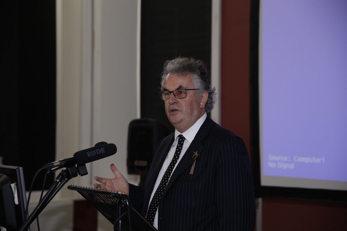 UWTSD's tweet photo. “This conference is about partnerships, bringing together employers & academia to create & facilitate a culture of #entrepreneurial learning that disrupts & challenges - giving students the skills to think outside the box.” Professor Medwin Hughes #creativity #systemsthinking https://t.co/2BCshKInAS