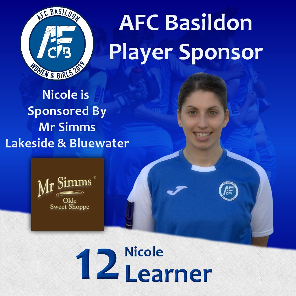 hashtagutdwomen's tweet photo. Thank you to Mr Simms Lakeside and Bluewater for sponsoring @NicoleLearner 

Your support is much appreciated.

Find them on instagram: -

https://t.co/5RhyExTtyH

#AFCBasildon
#WeAreNational
#Basildon
#Sponsor https://t.co/1KvdZrsSbh