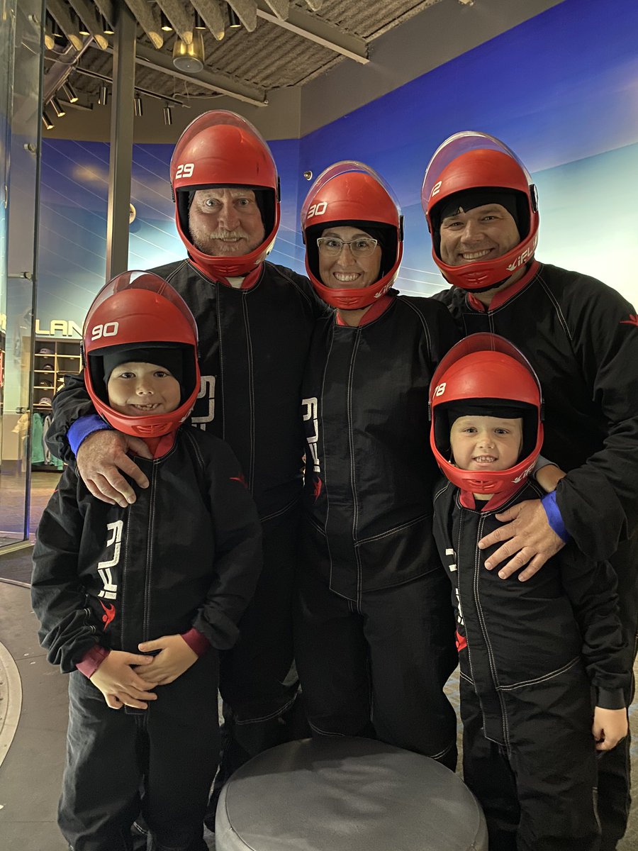 choirdivajohnso's tweet photo. Grandparent’s Day and taking everyone indoor sky diving. https://t.co/30TaREi8q3
