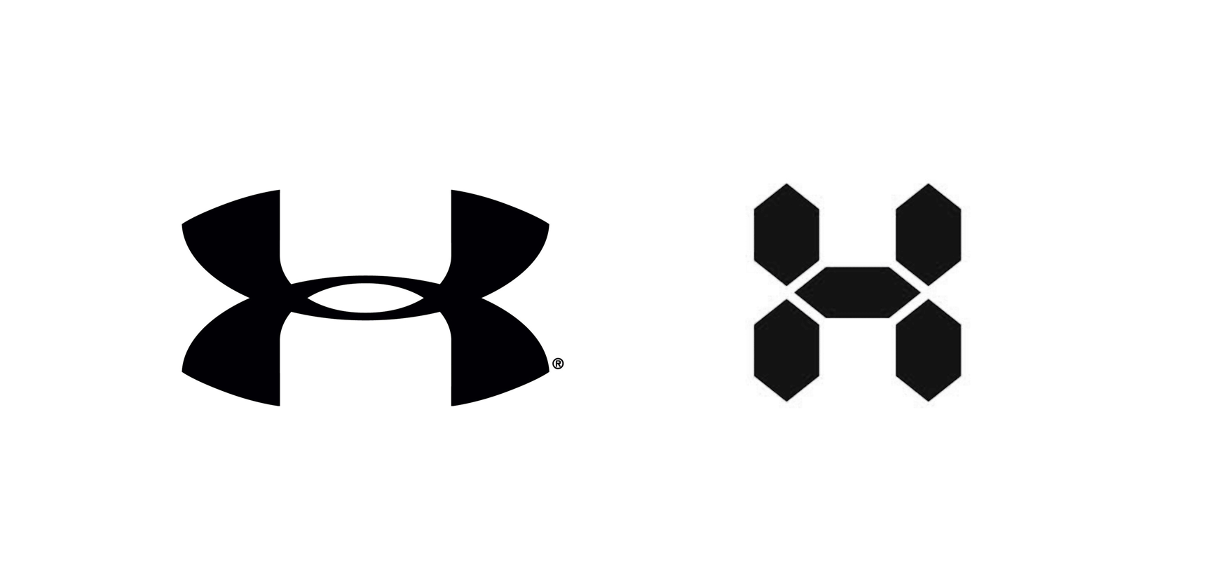 UnderConsideration on X: Today on Brand New (Linked): Under Armour files a  lawsuit against athletic apparel brand Hotsuit for its “H” monogram's  similarity to their “UA” monogram. Stretch or valid?    /