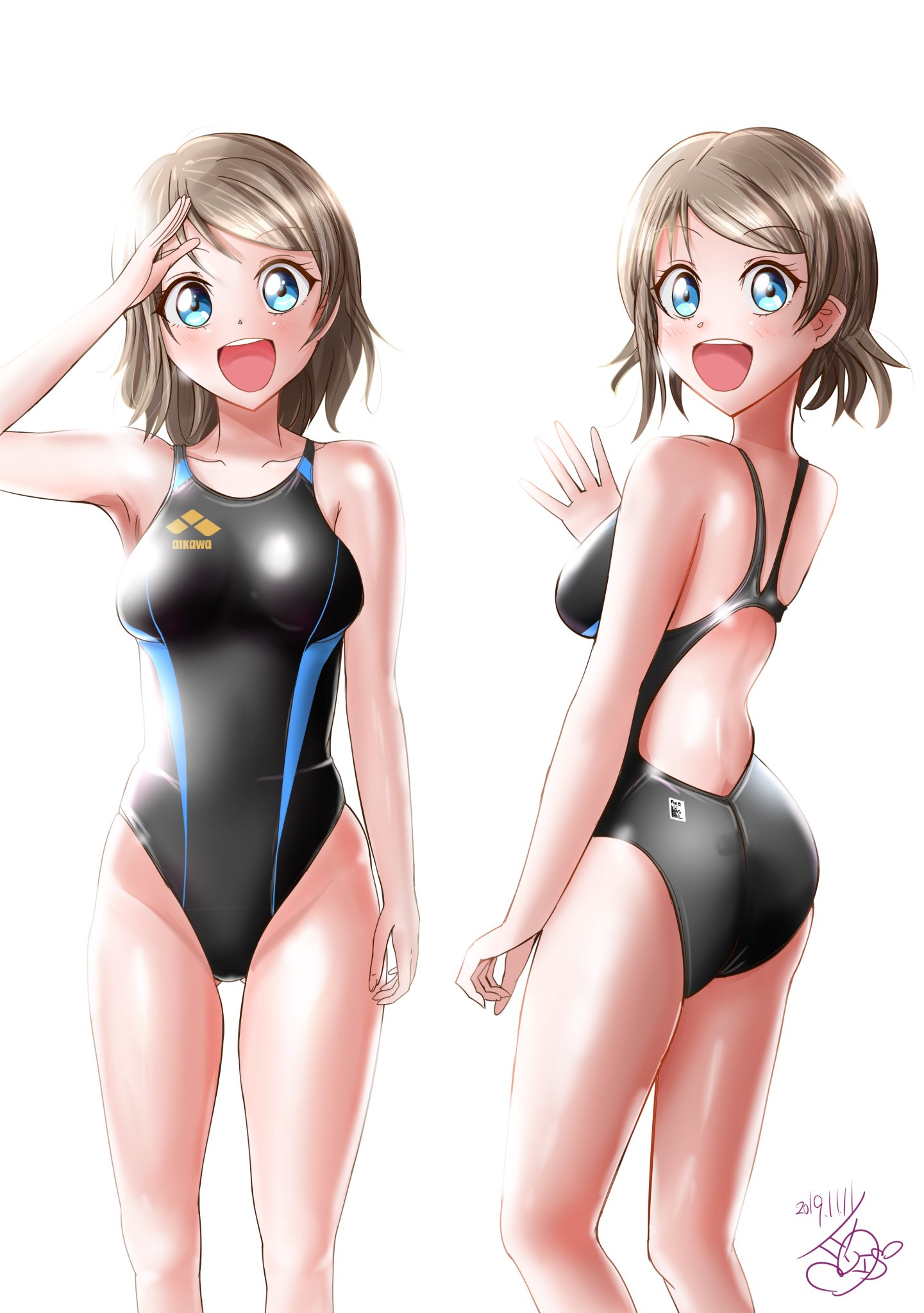 愛河 リエイ Dlマンガ販売中 競泳水着の曜ちゃんを描きました ラブライブサンシャイン 渡辺曜 競泳水着 愛河 リエイ Dlマンガ販売中 競泳水着の曜ちゃんを描きました ラブライブサンシャイン 渡辺曜 競泳水着