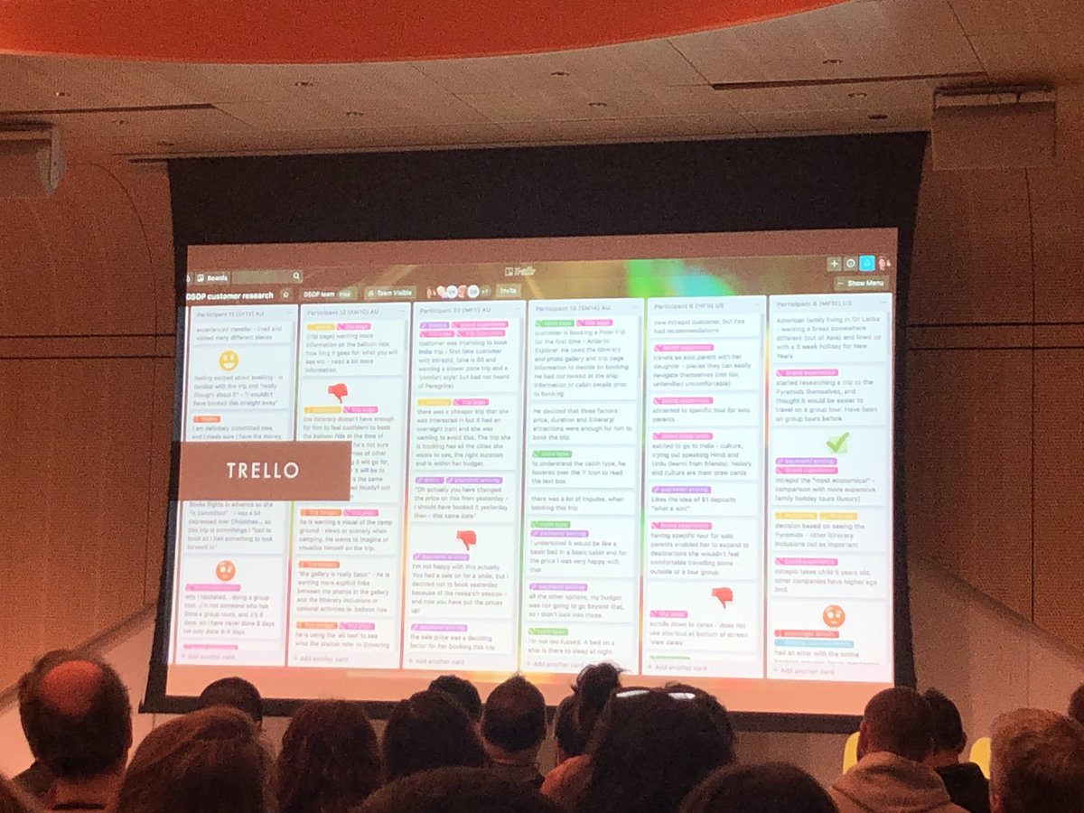 NRiesenberger's tweet photo. I love this idea from Alice Watson to use Trello to involve your team in coding qualitative research. #epiconference https://t.co/rRitdj48d6
