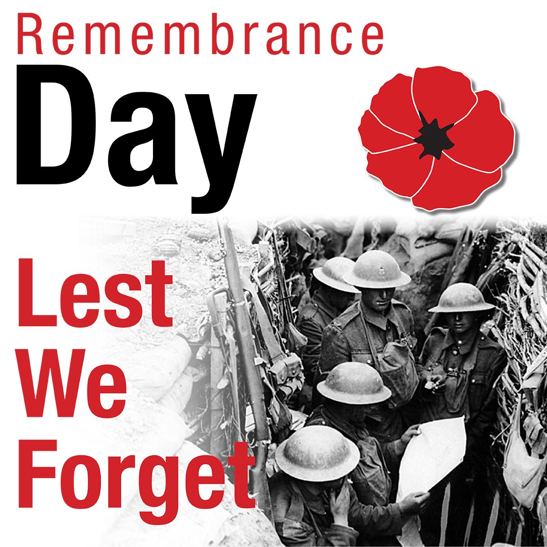 At 11 a.m. we will ask all staff, patients and visitors to observe 2 minutes of silence to honour the Canadians who have given their lives for the cause of freedom and the pursuit of peace.

#LestWeForget #CanadaRemembers #RemembranceDay