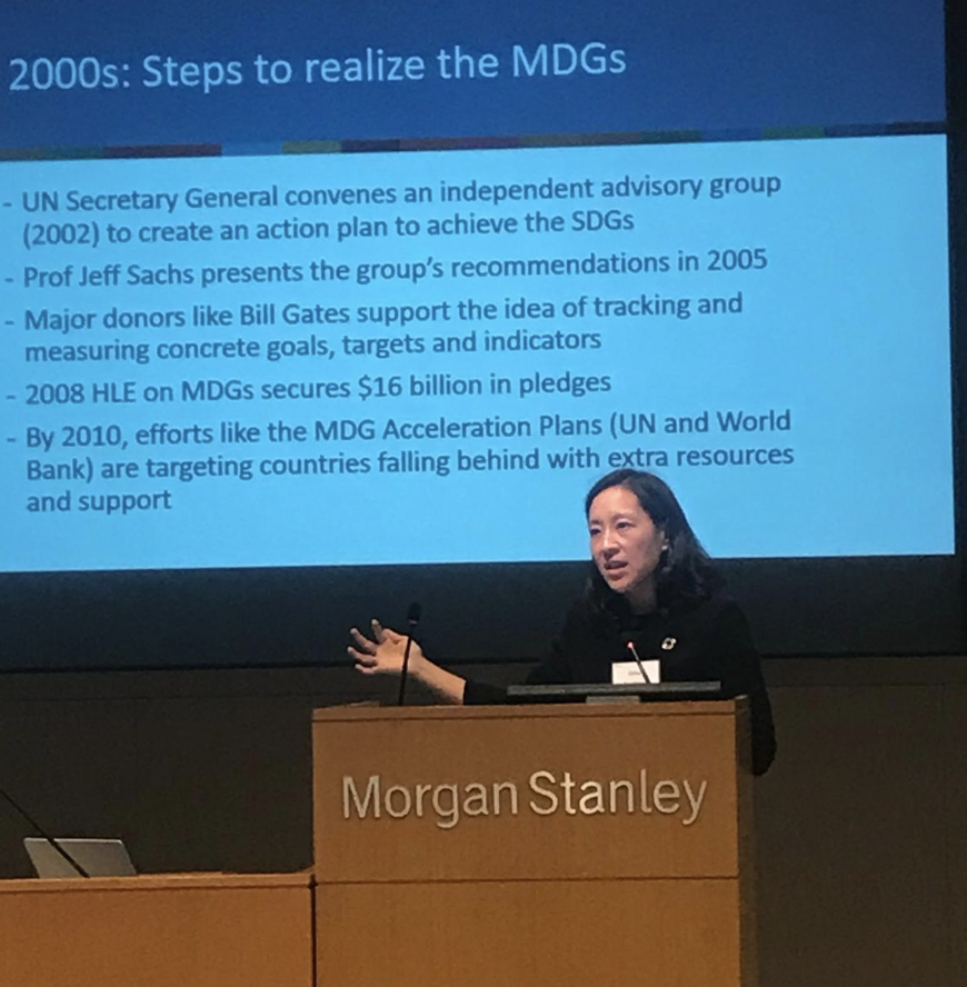 UNCDF's tweet photo. "UNCDF’s own work indicates there are 8 to 10 million women-owned SMEs in emerging markets, and their unmet financial needs range from $260 billion to $320 billion per year." - Esther Pan Sloane, Head of Partnerships, Policy and Communications at @UNCDF.
#HERWayatMS #HERWayat522 https://t.co/4XXpb5JXR1