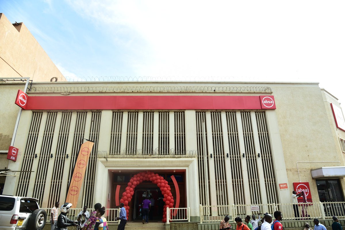 AbsaUganda's tweet photo. Our Luwum Street branch is red and ready to serve you. #HelloFromAbsa https://t.co/9XPLvqOR1f