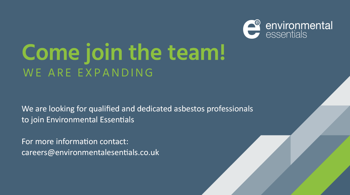 environmentales's tweet photo. We are looking for asbestos surveyors to join our South East team...

For more details or to forward your CV please email:
careers@environmentalessentials.co.uk

#asbestos #careers #southeast #surveyor #london #environmentalessentials #recruitment #newjob #management https://t.co/n1puCwHbi5