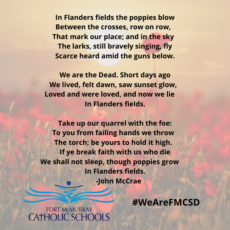 We Will Remember Them. #RemembranceDay #WeAreFMCSD #ymm