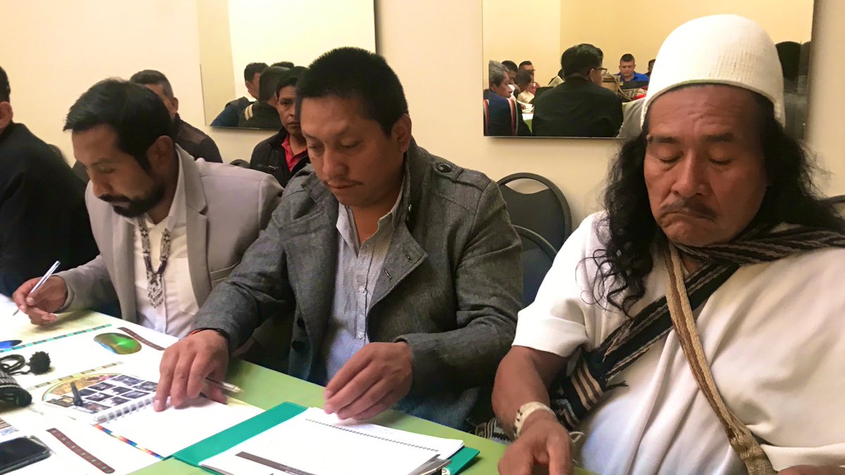 CNTI_Indigena's tweet photo. 📌📎🎋 #CNTIcomunica | Inicia la socialización y el análisis del decreto que busca la clarificación con fines de reafirmar la seguridad jurídica de los títulos de los resguardos de origen colonial y/o republicano. Nos acompañan delegados indígenas de todo el territorio nacional. https://t.co/j1C0kOGEsF