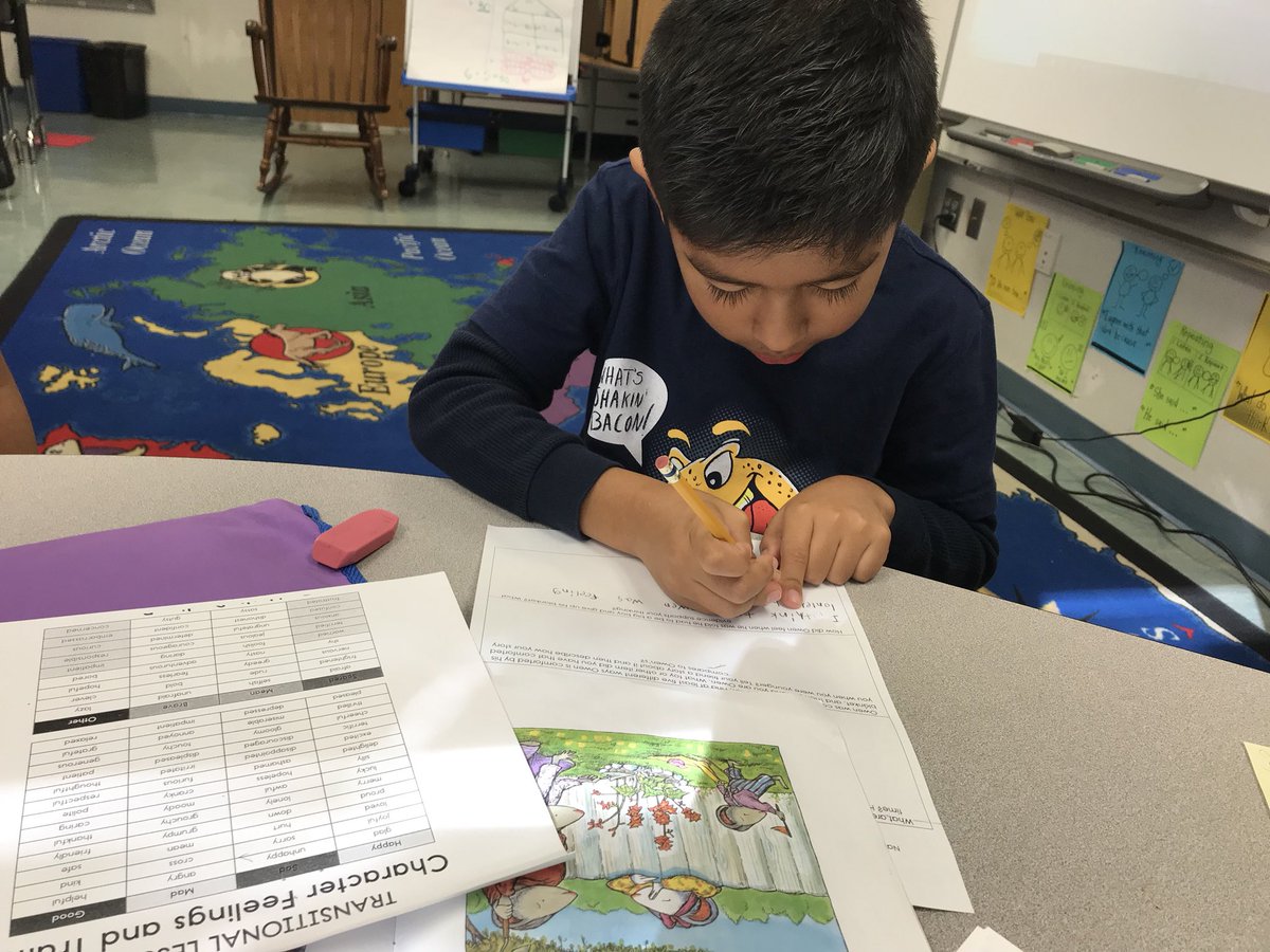 MsSubhi2ndGrade's tweet photo. Look at these incredible second graders using their resources! We started a Jacob’s Ladder on the book, Owen! @BraddockElem https://t.co/V6dX74XXdo