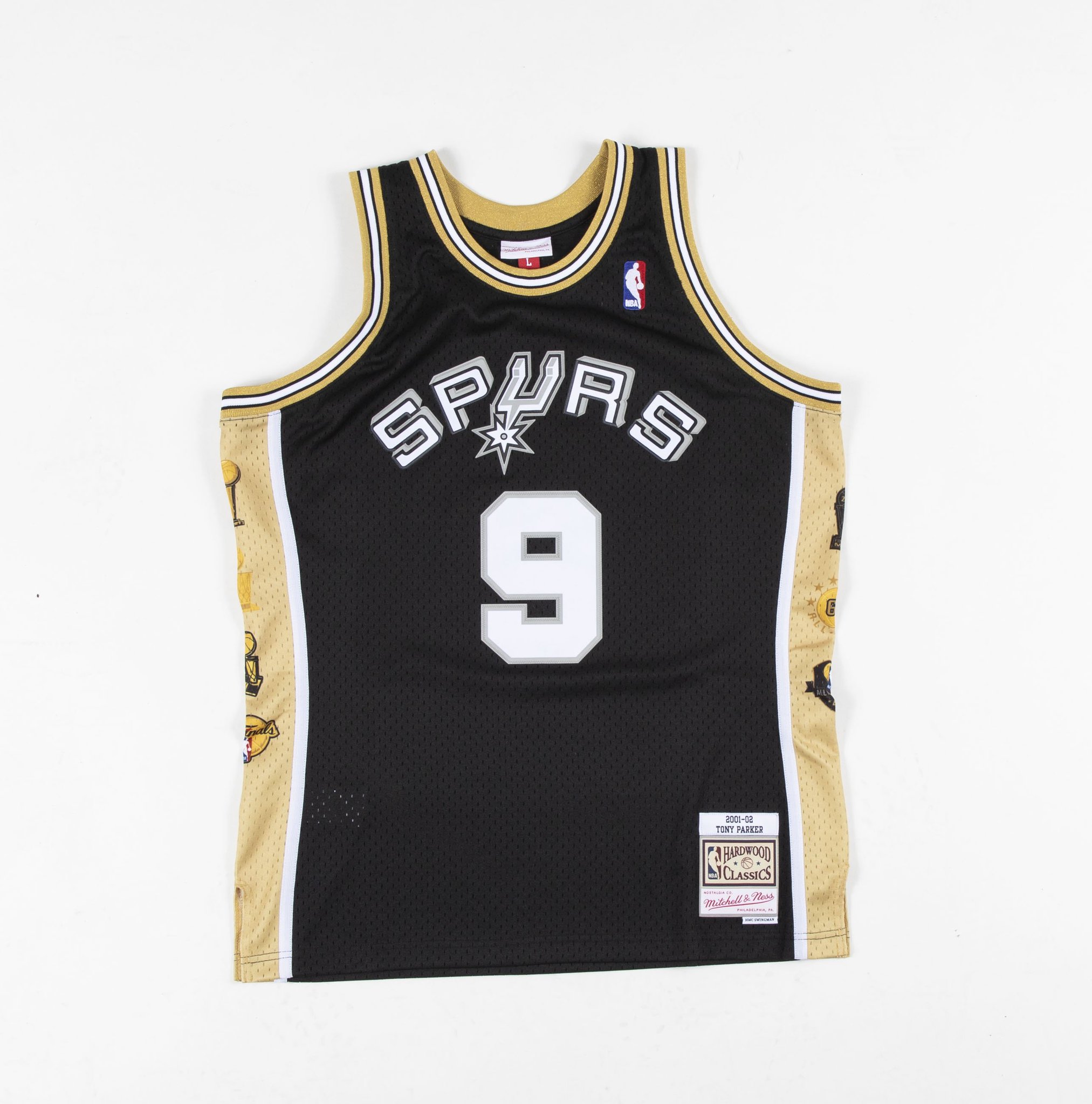 Tony Parker San Antonio Spurs Mitchell and Ness Crowned shirt - Dalatshirt