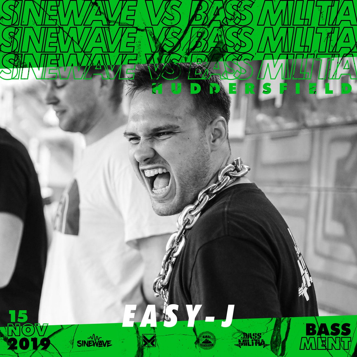 SineWaveHUD's tweet photo. Introducing..... Bass Militia!

Two years ago we met half of this Bristol crew at a party in Israel, and we've had a clash on the cards since!

This weekend the time finally comes when Sine Wave go head to head with Bass Militia 👀 https://t.co/8xf6HR7B86