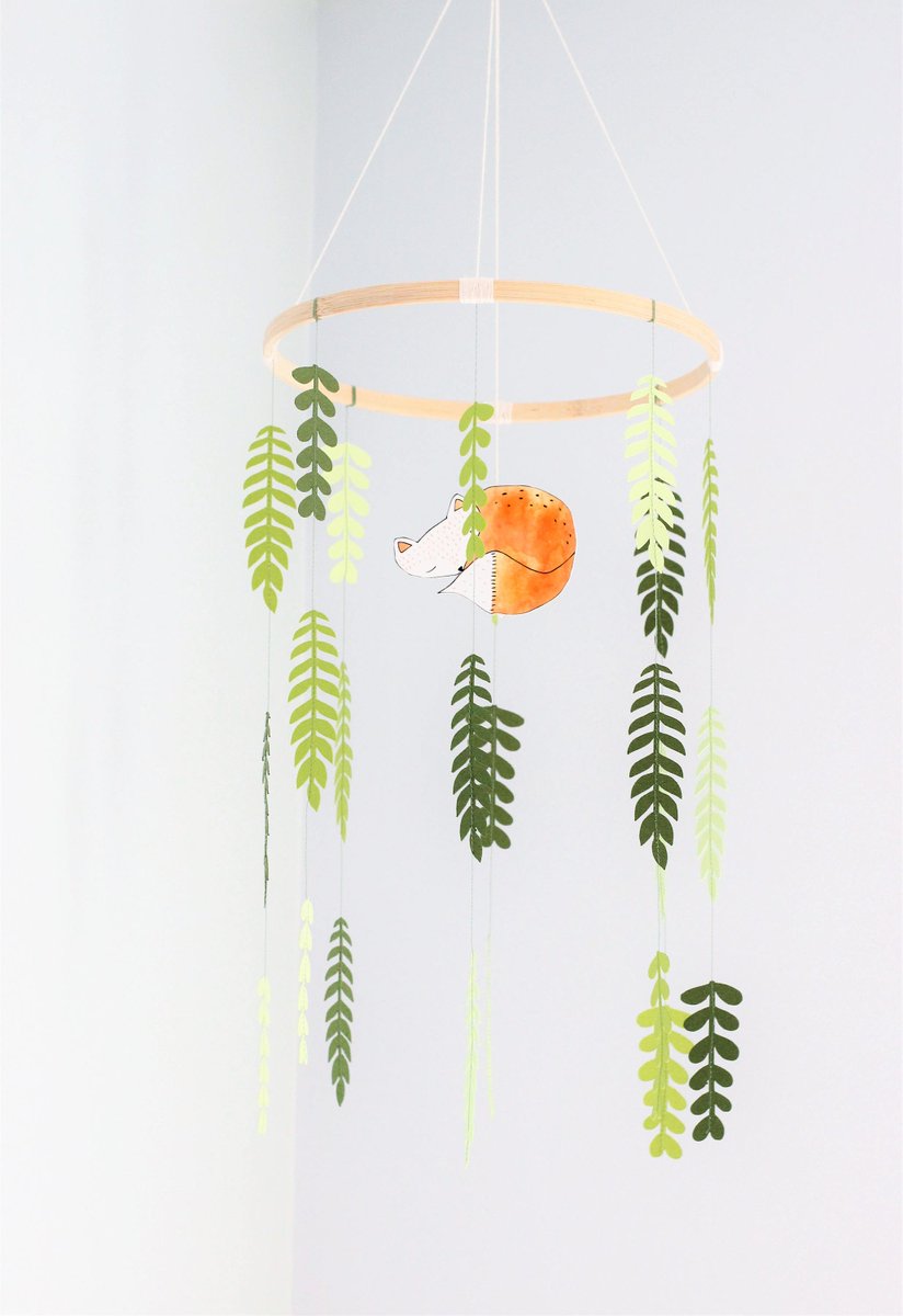 HedgehogUrban's tweet photo. Fox baby mobile, nursery mobile, woodland animals mobile, baby mobile, woodland mobile, woodland nursery decor, woodland fox nursery decor https://t.co/GbnvQxUrNI #babymobile #babydecor #nurserymobile #nursery #nurserydecor https://t.co/1VYSOb7lde