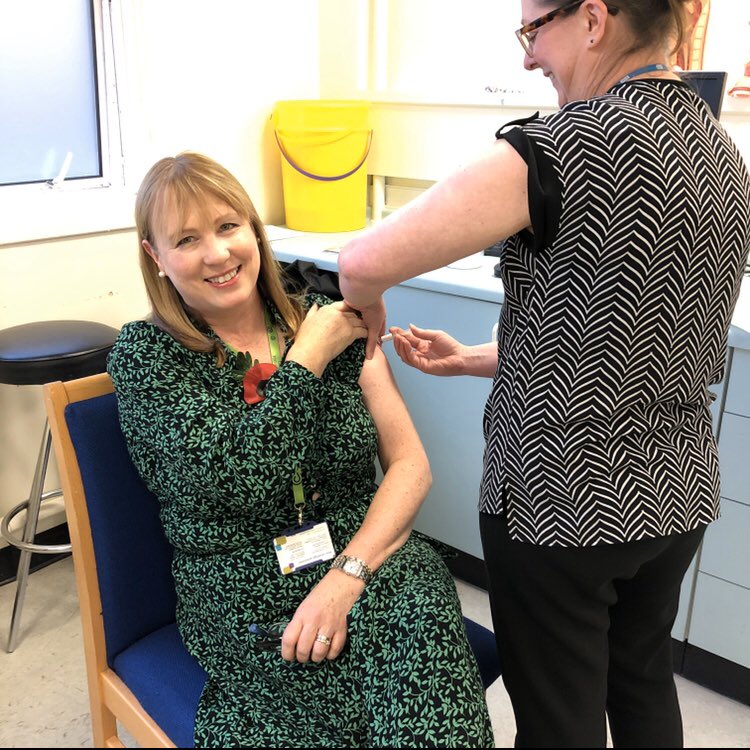 The Clatterbridge Cancer Centre (@cccnhs) on Twitter photo Our #jabathon is still going here at <a href="/CCCNHS/">The Clatterbridge Cancer Centre</a> with our Chief Executive <a href="/LizBishopCCC/">Liz Bishop</a> joining the fight against flu #flujabs Our #jabathon is still going here at <a href="/CCCNHS/">The Clatterbridge Cancer Centre</a> with our Chief Executive <a href="/LizBishopCCC/">Liz Bishop</a> joining the fight against flu #flujabs