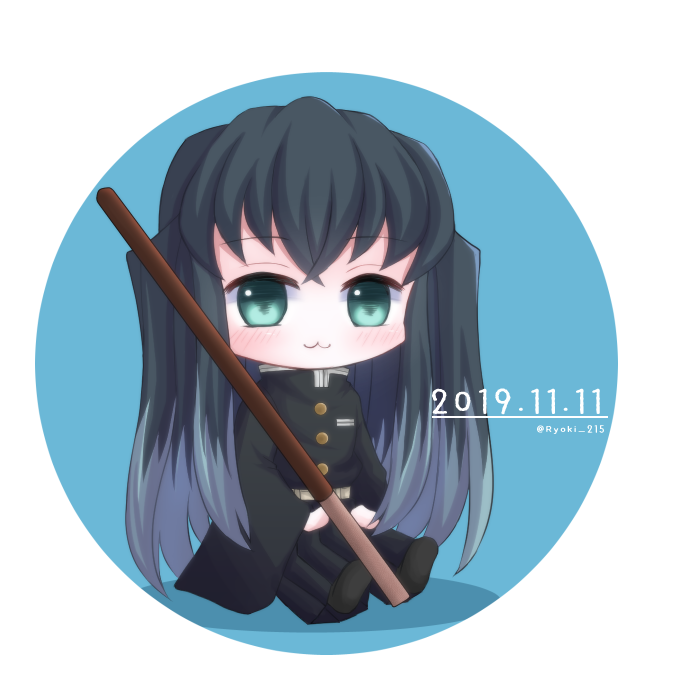 りょうき✿さんがTwitterに投稿した時透無一郎(鬼滅の刃)のイラスト。