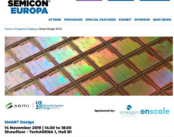 Attending SemiCon Europe 2019? Don't miss the Jim Hogan Fireside Chat: The Risk of Obsolete Design and Verification Environments in the RISC-V Era. Cadence VP Paul Cunningham and other industry players will fuel the discussion. semiconeuropa.org/programs-catal… #semiconeuropa