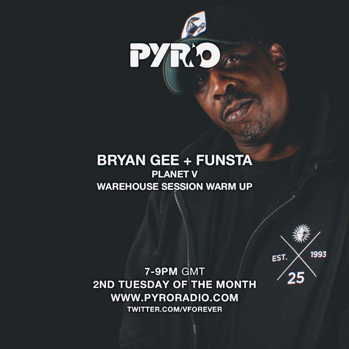 vforever's tweet photo. Got Mc Fun Rolling out with me tomorrow on my Pyro show from 7-9  gonna warm you up for Saturday nights V Warehouse Party more details  and tickets here ...
https://t.co/XVwU2Nd0PV

Listlen live - https://t.co/aDZpJe0Ufh

#planetv #warehouseparty #southlondon #bryangee #funsta https://t.co/mD1P3F5eAa
