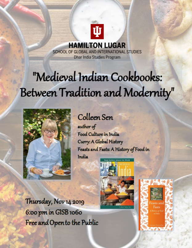 IUFoodInstitute's tweet photo. #IUFoodProject event tonight, Colleen Sen on Thurs & #IUFP & #FED collaborations next week! #IUFI Newsletter | 11 November 2019 - https://t.co/PYYyhl6Vym #iufi #iuFoodInstitute #iufood #foodstudies #iufoodstudies #iufoodinstitute #FEDatIU #FoodEducationatIU #IUFoodProject #IUFP https://t.co/T8VZDP3ay0