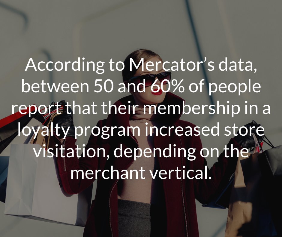 paymentsjournal's tweet image. According to @MercatorAdvisor between 50 and 60% of people report that their #membership in a #loyaltyprogram increased store visitation. Read all the insights from #Mercator and Wirecard in a recent article on PaymentsJournal  - bit.ly/2JHA225  #merchant