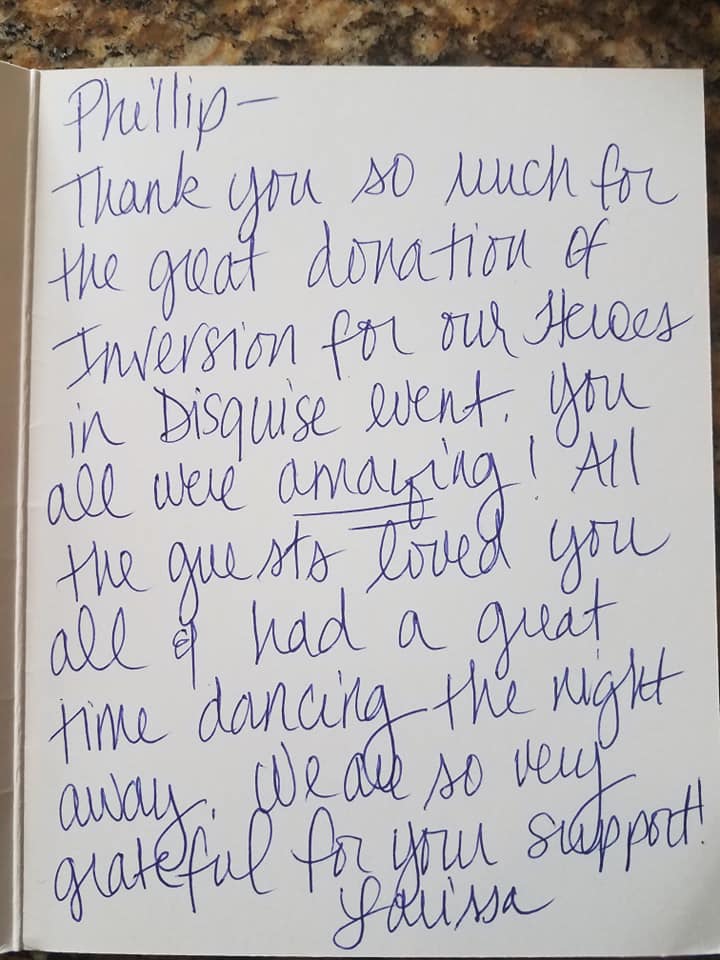 InVersionDallas's tweet image. Thank you to our sweet friends at Heroes for Children for the review. We hope you&apos;ll have us back next year!!!