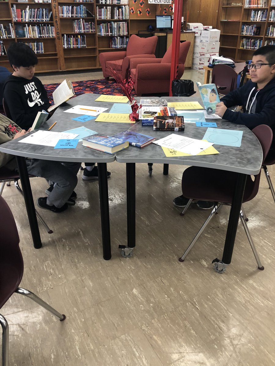 Book tasting to find books for the Independent reading project and to read for fun! <a href="/BCPSLMP/">BCPS LMP</a> <a href="/MRMSlions/">Middle River Middle</a>