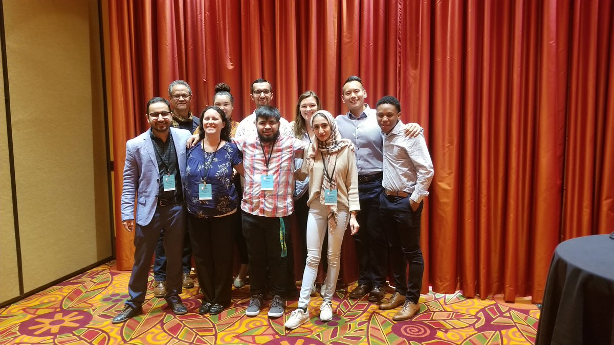 OpenStax's tweet image. Our National Student Internship Program participants are sharing their experiences and takeaways from #OpenEd19, where they attended sessions, participated in two presentations, and got a crash course in the #OER movement. Read their blog posts here: bit.ly/2Q71RF1