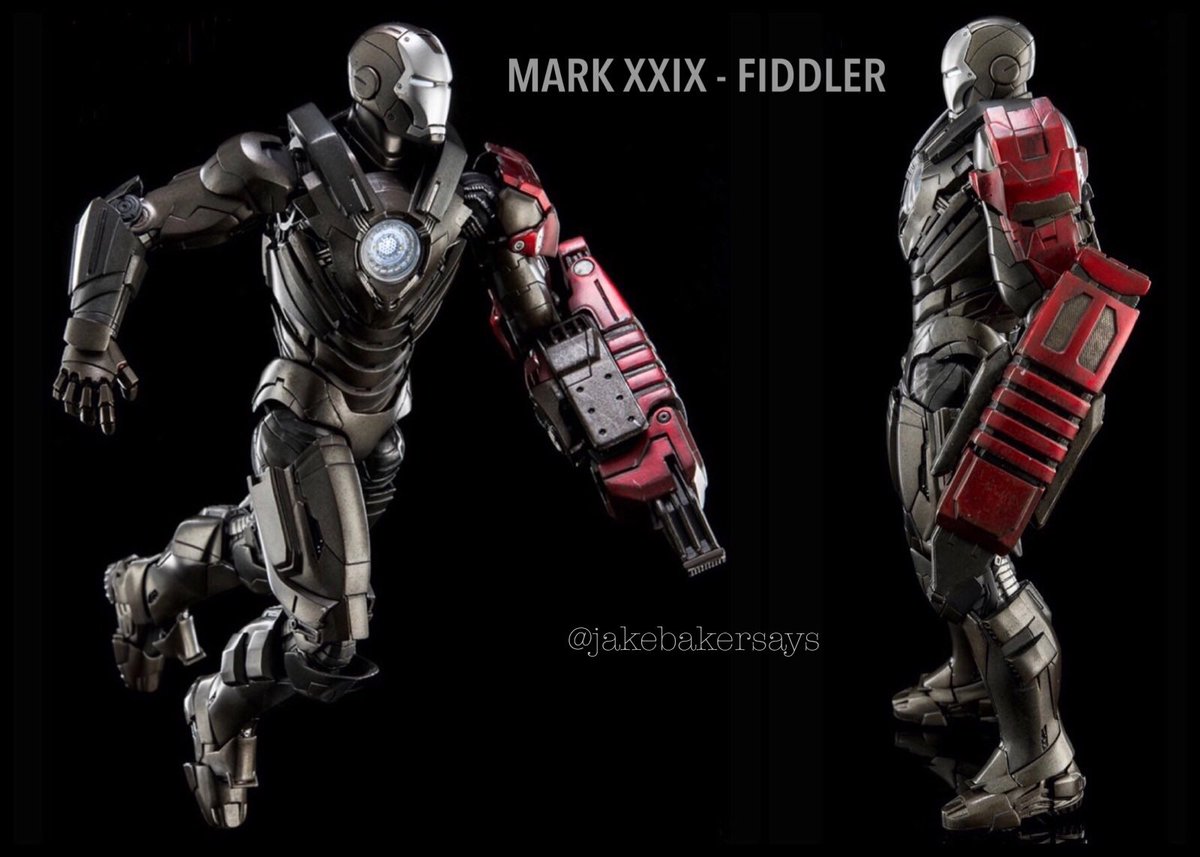 MARK XXIX - Fiddler- Lightweight Construction Suit - featured one pneumatic jackhammer - designed for both construction and rescue missions - featured the largest RT Core Unit, making the Fiddler's Unibeam incredibly powerful