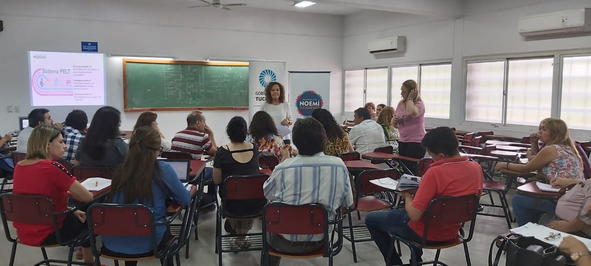 ProyectoNoemi's tweet photo. #ProyectoNoemi en Tucumán
Continúa la capacitación a directivos y asesores pedagógicos de escuelas técnicas sobre el modelo pedagógico y de gestión de prácticas educativas en lugares de trabajo. https://t.co/t3hMkTe7sL