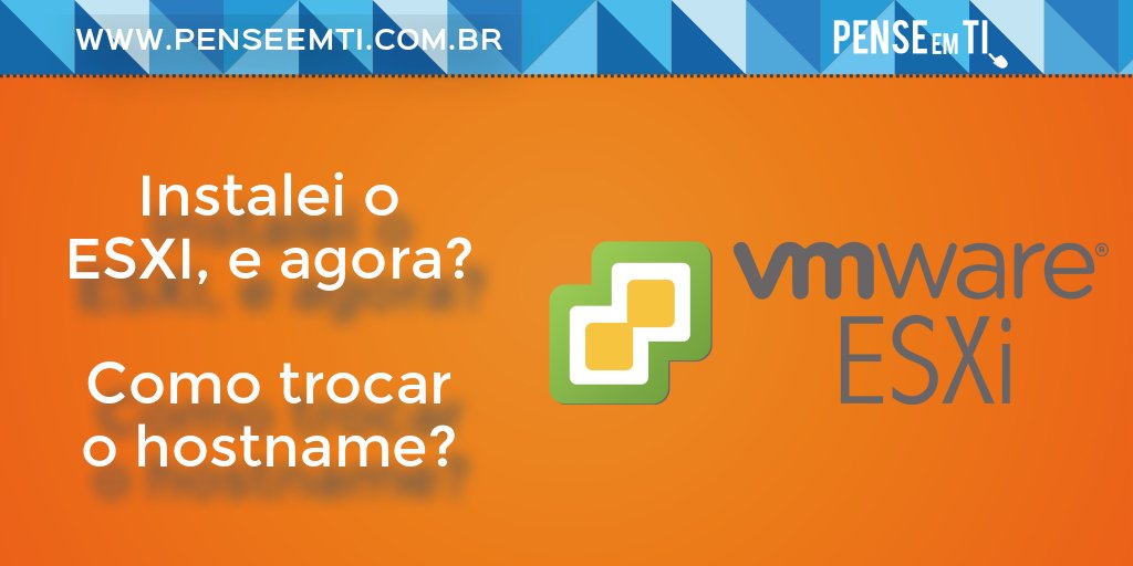 penseemti's tweet image. Mais um artigo no blog. Primeiramente escrevi sobre como instalar o ESXI da @VMwareBrasil.
bit.ly/2lsfrp6

Agora dou continuidade nos próximos passos do que fazer logo após a instalação.
bit.ly/32BxA3I

#VMware #VMUG #vSphere #vExpert