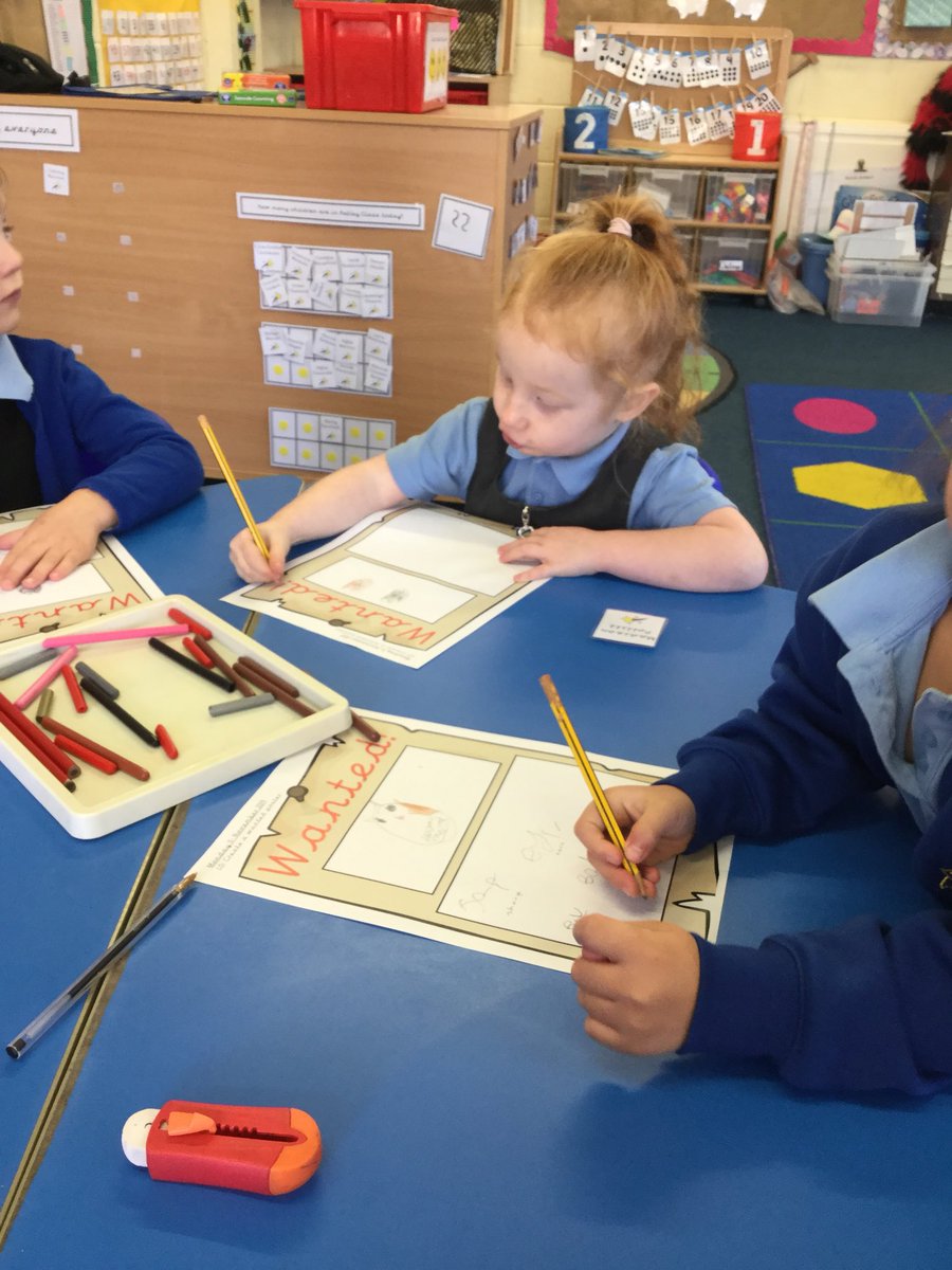 Astley_Class's tweet photo. Our day has been filled with making wanted posters and creating traps for the Big Bad Wolf!! #eyfs #wewillcatchhim #sneakywolf https://t.co/9EUzo9UIiR