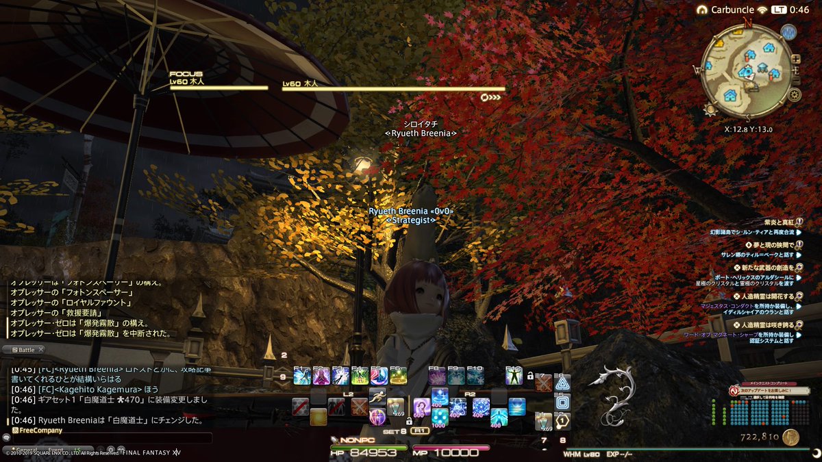 Ff14ヒーラーxhb漆黒ver 自己メモ用