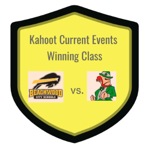 GarthHolman's tweet photo. #badges are rolling out for our weekly #Kahoot vs. #DavisMiddle #Dublin. We are having fun and the kids are enjoying the #experience @TArmstrong614 @MsLoveTeach #holmanclass https://t.co/tpyRYcr4J4