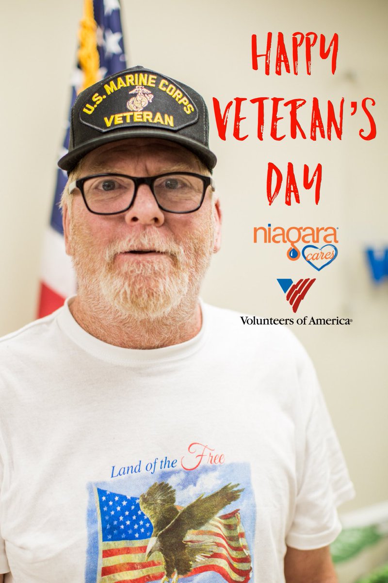 Today we recognize the brave men &amp; women who served our country. We’re honored to support <a href="/voaohin/">VOA Ohio & Indiana</a>’s Veteran Resource Center. Help us salute those who served our country by liking, commenting or sharing our post from Friday #niagaracares #niagaracares4voa #veteransday #voaohin