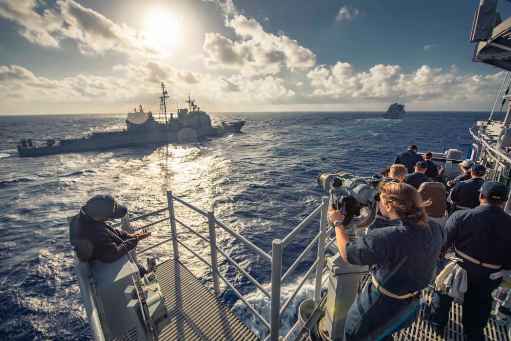 USNavy's tweet photo. Today, as we recognize all #Veterans, the men and women of the #USNavy are operating across the globe, ready and capable of protecting all who threaten the American way of life. #VeteransDay #NavyReadiness https://t.co/cHz9ChkS04