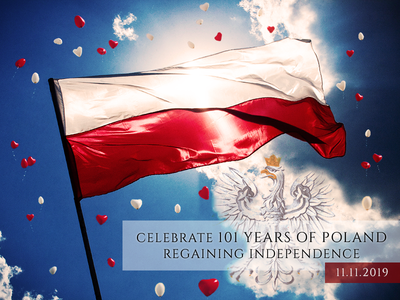 INVEDION's tweet photo. 🇵🇱 Celebrate 101 years of Poland regaining independence.
November 11, 2019
#Poland #IndependenceDay #November11 #101Years #PL101 #11Listopada #NarodoweŚwiętoNiepodległości #Polska #Freedom https://t.co/L5YgZTXvrh
