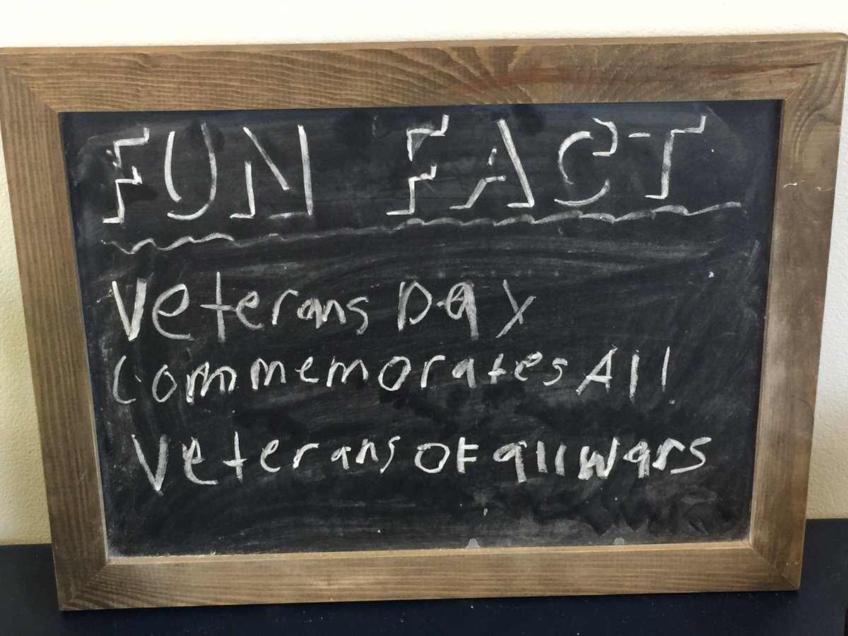 Fun Fact: Veterans Day Commemorates All Veterans Of All Wars.
#VeteransDay
