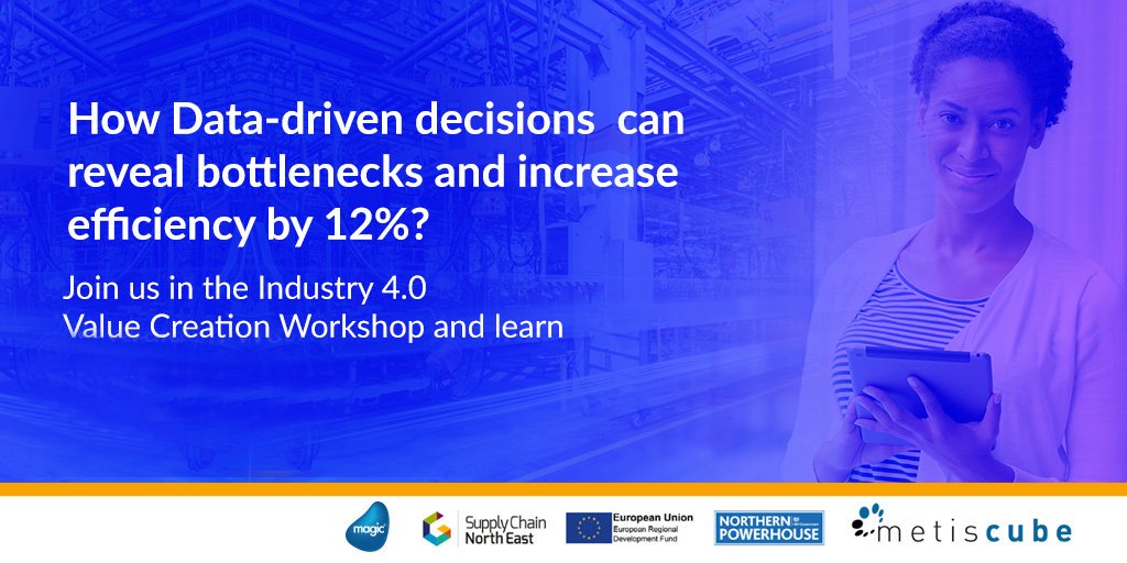 MetiscubeLtd's tweet image. Learn how to increase efficiency with data-driven decisions: 
eventbrite.co.uk/e/industry-40-…

@RTCNorth @GrowthHubNE @MagicSoftwareUK