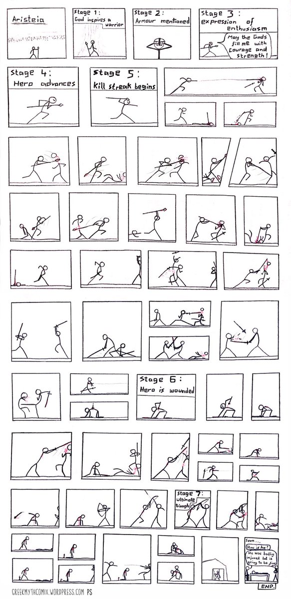 JCTClassics's tweet image. LO 2.8 Recognising and explaining Greek concepts and words associated with the Iliad. Comics could give students a way to explore complex concepts visually which links to LO 2.5 Visual representations of characters in the Iliad buff.ly/33mYIop
#JCClassics  #JCreform