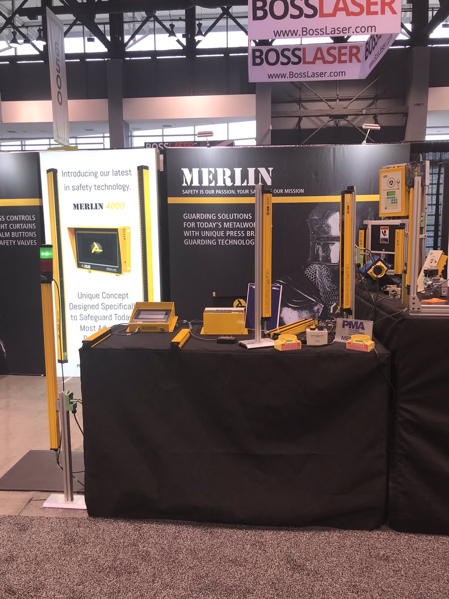 Come see us with your press brake guarding and machine safety needs at  Fabtech 2019, Booth A6227.  #FABTECH19 ,